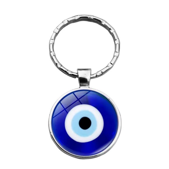 Blue Evil Eye Keychain - Negative Energy Protection NWT - Picture 3 of 5